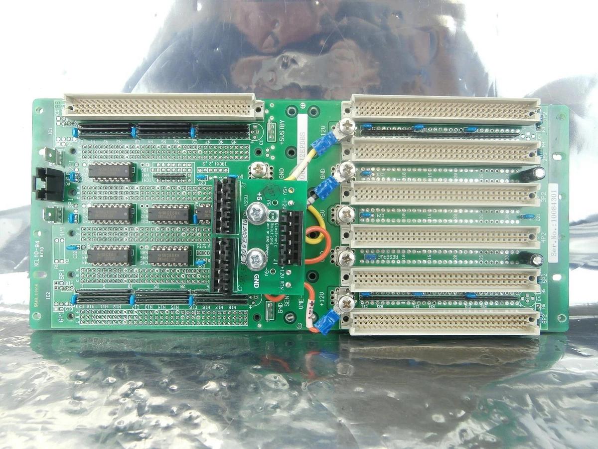 Used TreNew VME-Monolithic Bus 6-Slot Backplane PCB Electronic Solutions 01-0032006