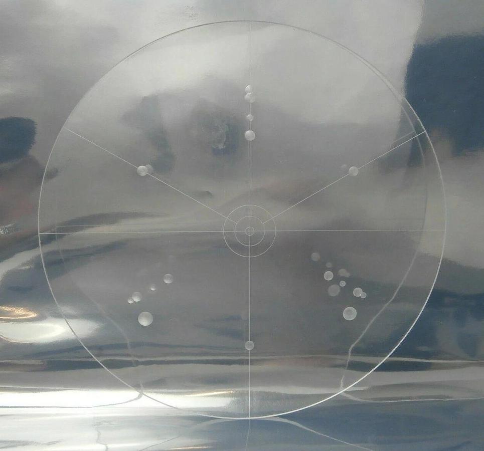 Used SVG Silicon Valley Group 90S 150mm Plastic Calibration Wafer Lot of 3 Working