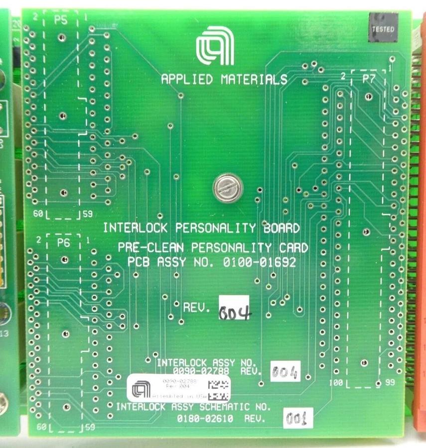 Used AMAT Applied Materials 0090-02788 Preclean Chamber I/L PCB Card 0100-20458 Spare