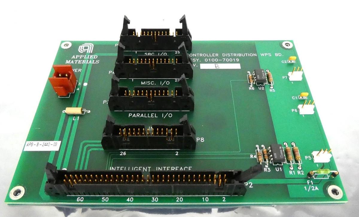 Used AMAT Applied Materials 0100-70019 Controller Distribution PCB Lot of 2 Working
