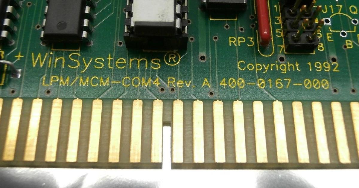Used WinSystems 400-0167-000 COM4 Interface PCB Card LPM/MCM-COM4 2003495-001 Used