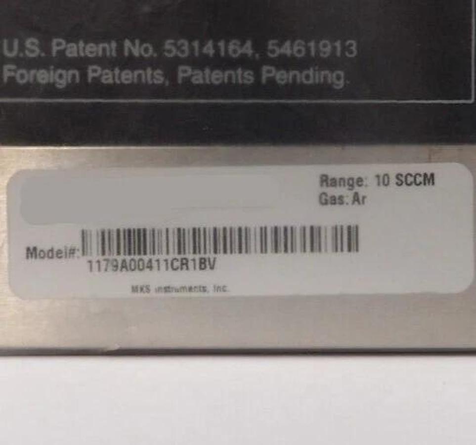 MKS Instruments 1179A00411CR1BV Mass Flow Controller MFC 10 SCCM AR New Surplus