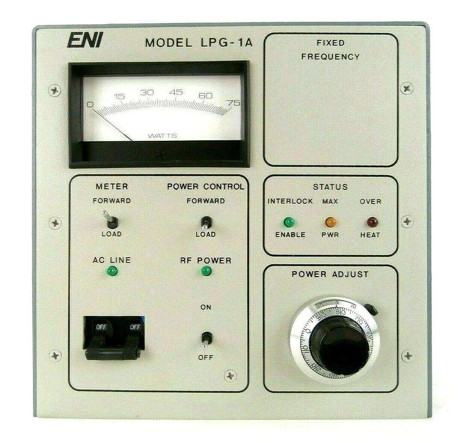 Used LPG-1A ENI LPG-1A-000-51 Solid State RF Power Generator 100 KHz Tested Working