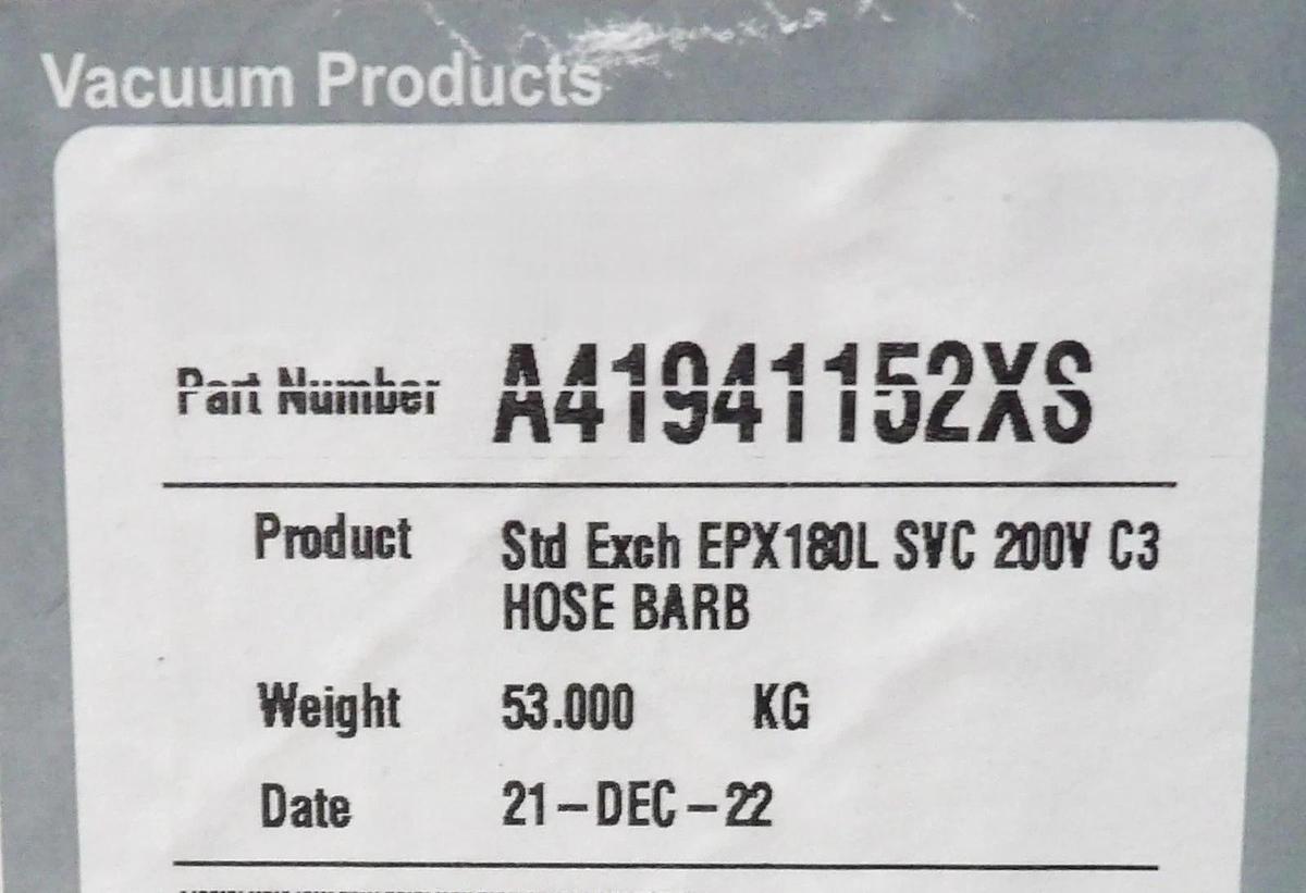 Refurbished EPX180L Edwards A41941152XS High Vacuum Dry Pump 500679690 OEM Refurbished