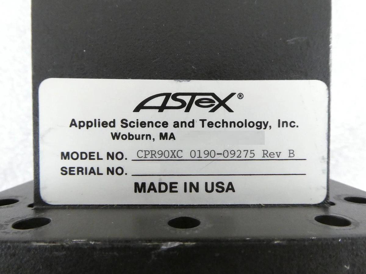 Used ASTeX Applied Science & Technology CPR90XC E-Bend Waveguide 0190-09275 Spare