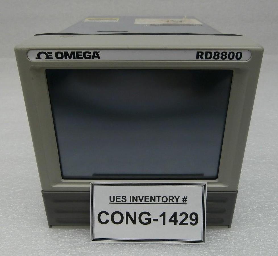 Used Omega RD8804CD Paperless Recorder and Data Acquisition System RD8800 Used