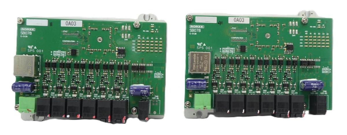 Used Rorze Automation SB078 Interface PCB Reseller Lot of 2 Working Surplus
