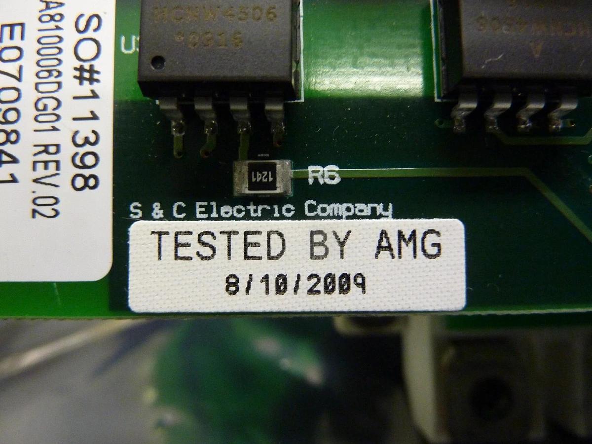 Used S&C Electric DA810001DG01 IGBT Gate Resistor Board PCB DA810006DG01 Used Working