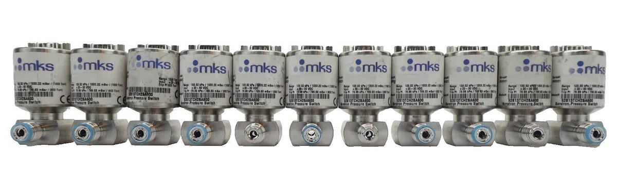 Used MKS Instruments 52B13TCH2BA600 Baratron Pressure Switch Reseller Lot of 11 Spare