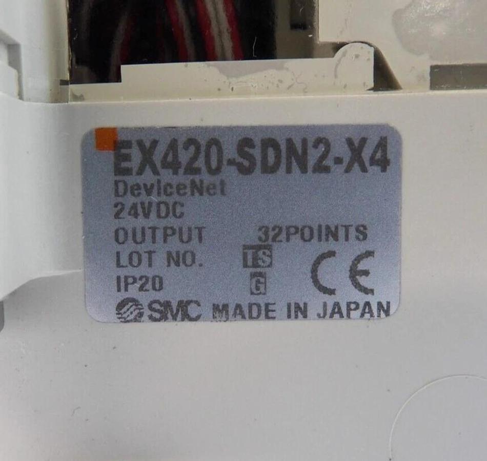 Used SMC EX420-SDN2-X4 16-Port Pneumatic Manifold VV5Q11-16-X3319V AMAT Working