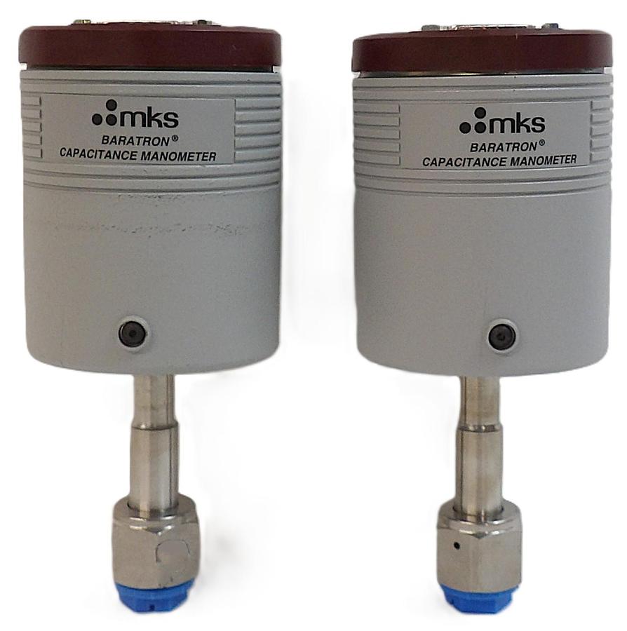 Used MKS Instruments 623A-14934 Baratron Capacitance Manometer Lot of 2 Working