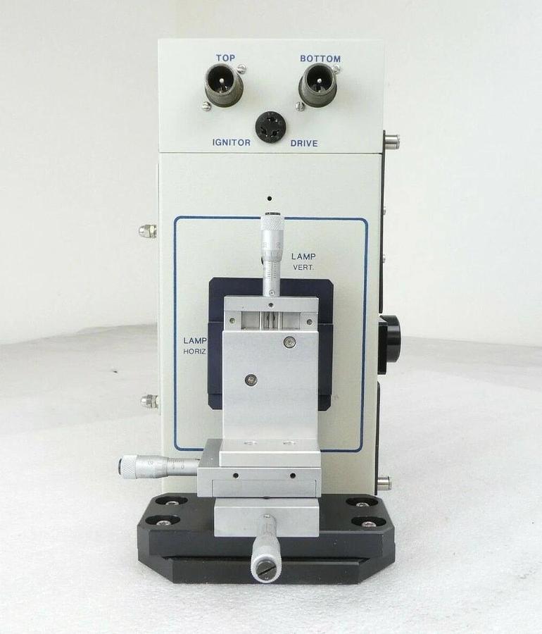 Used Ultrapointe 1000 UV Arc Lamp Focusing Lens Module Oriel 66003 Micrometer Working