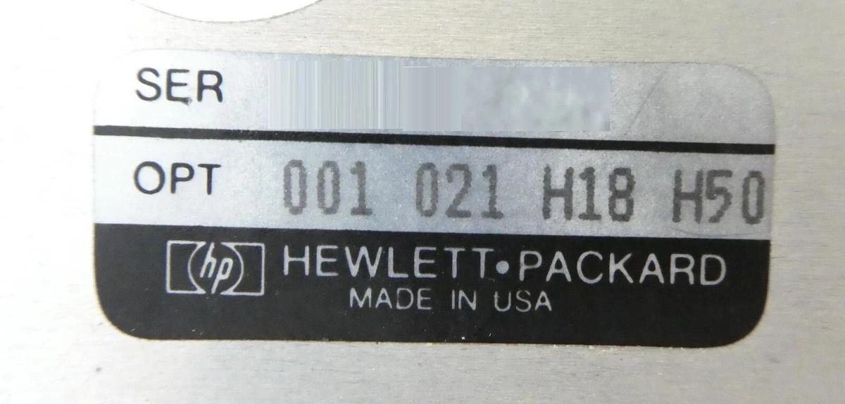 Used HP Hewlett-Packard 8590A 10KHz-1.5GHz Spectrum Analyzer Option 001 Working