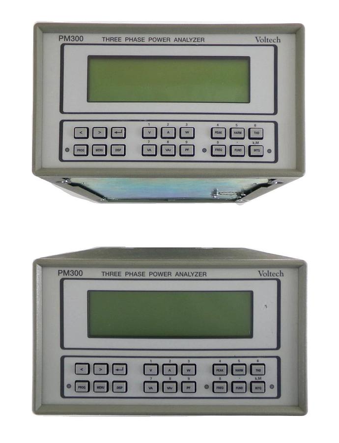 Used Voltech PM300 Three Phase Power Analyzer Reseller Lot of 2 Untested Surplus