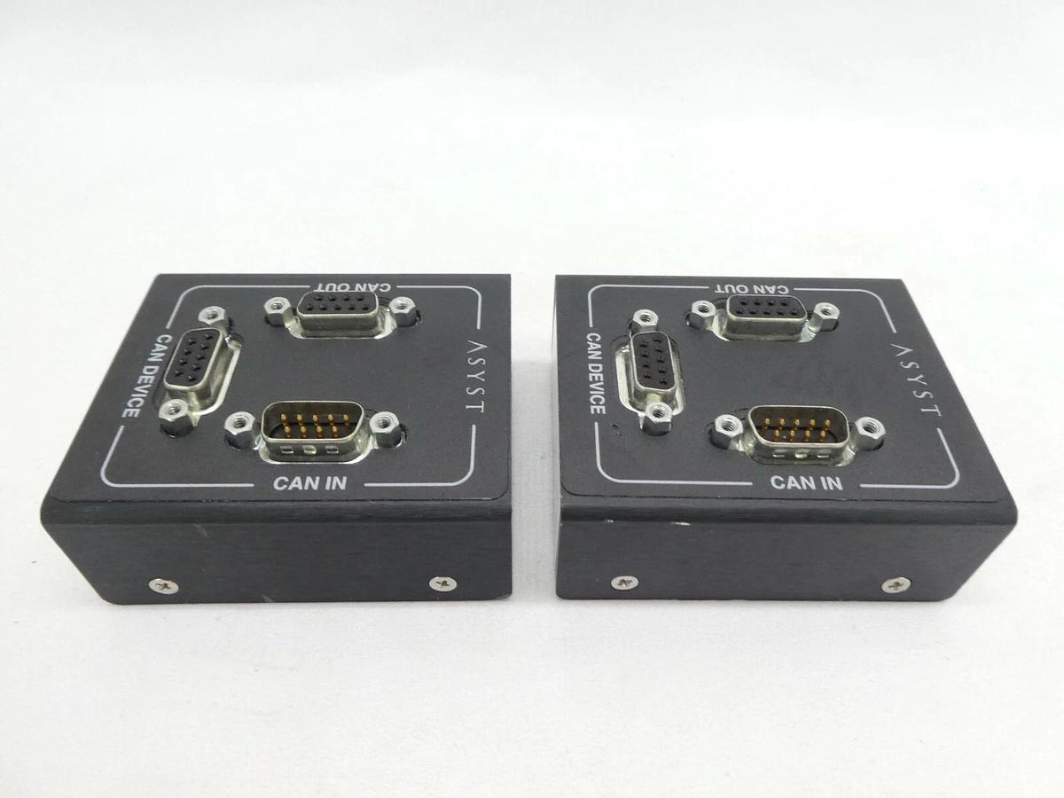 Used Asyst Technologies 9701-2935-01 CAN Device CAN TEE-RoHS Rev. B Lot of 2 Working