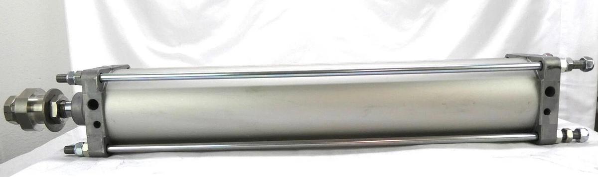 Used SMC CDS2B125TN-650-DUX00227 Tie Rod Pneumatic Air Cylinder Cs2 Working Surplus
