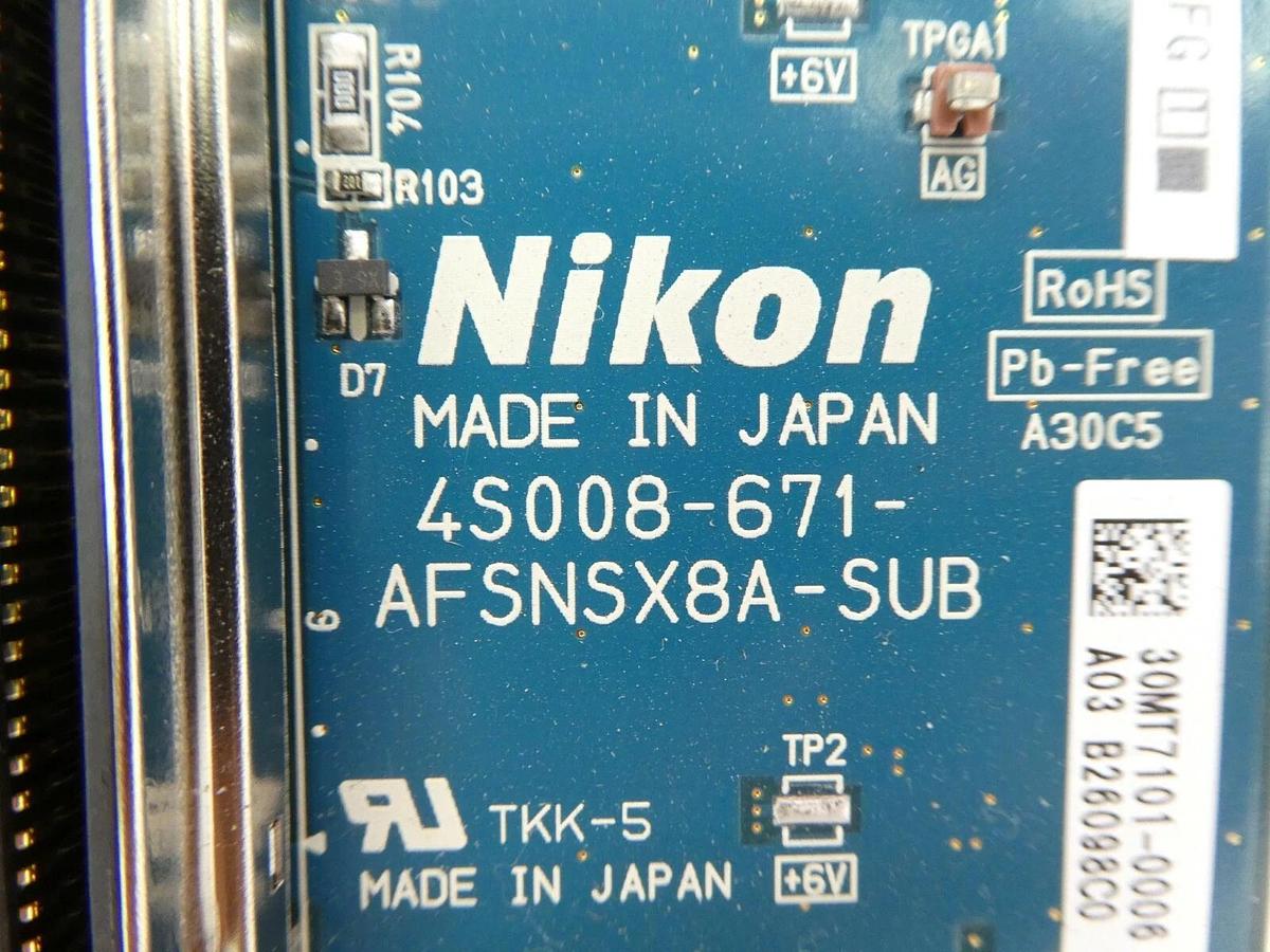Used Nikon 4S008-671 AFSNSX8A-SUB Board PCB NSR-S620D Immersion System Working