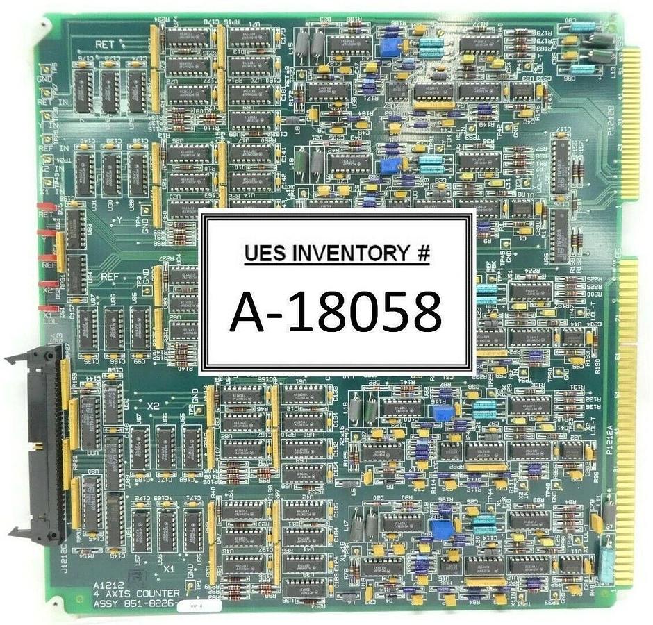 Used ASML 851-8226-008A 4 Axis Counter Board PCB Card A1212 Working Surplus