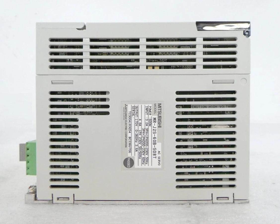 Used Mitsubishi MR-J2S-60B-S087 AC Servo Driver MELSERVO Working Surplus