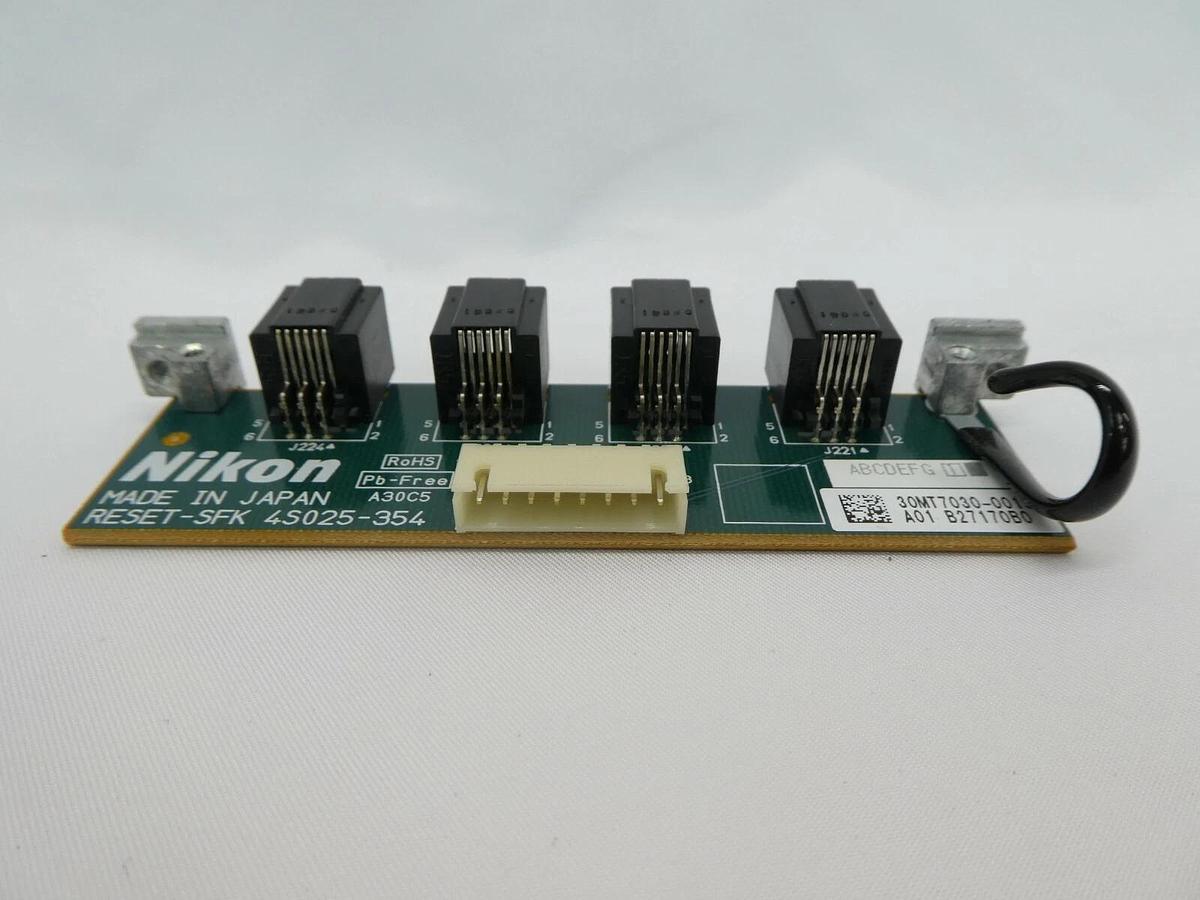 Used Nikon 4S025-354 Interface Board PCB Card RESET-SFK NSR-S620D System Working