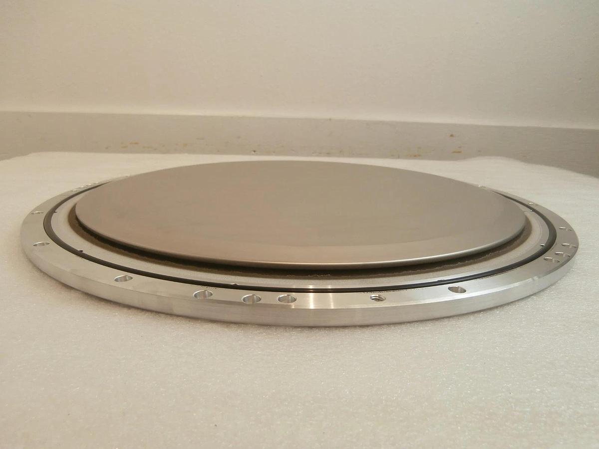 Used Honeywell 092306 300mm 5N Ti Titanium Target 20.625X17.478X1.000X0.500IN Working