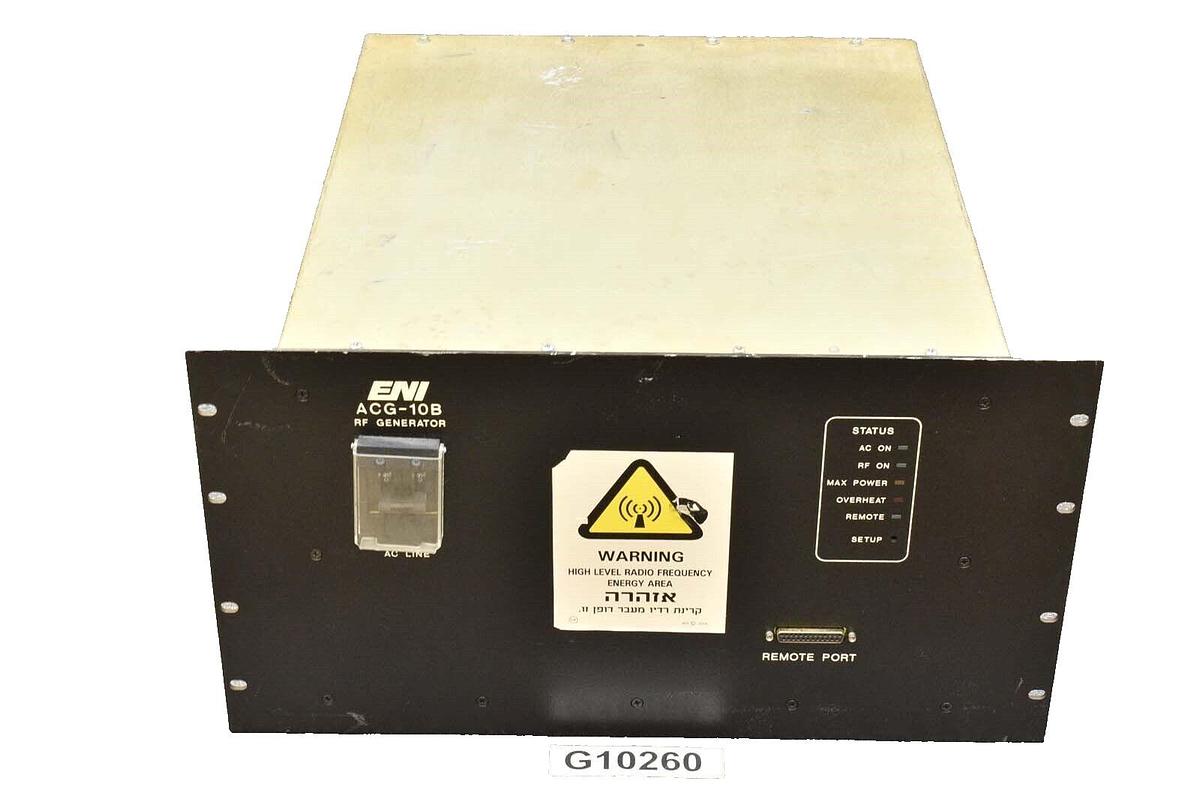 Used ENI Power Systems ACG-10B-02 RF Generator ACG-10B Spare Surplus