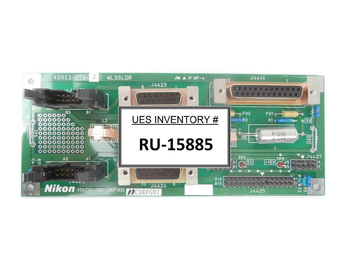 Used Nikon 4S013-212-2 Interface Connector Board PCB WL3SLDR NSR Series Working Spare