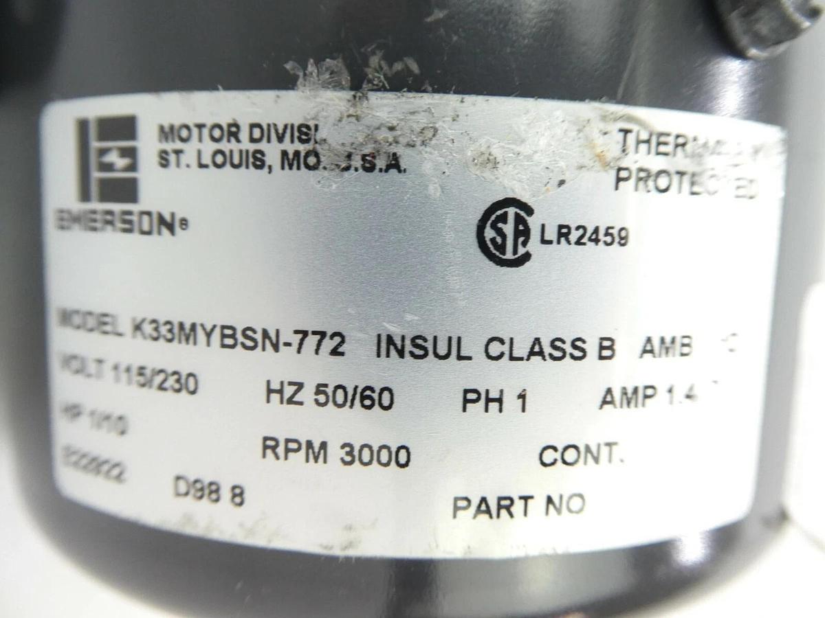 Used Micropump 20045 Pump 000-645-000 with Emerson K33MYB5N-772 Motor Working Surplus