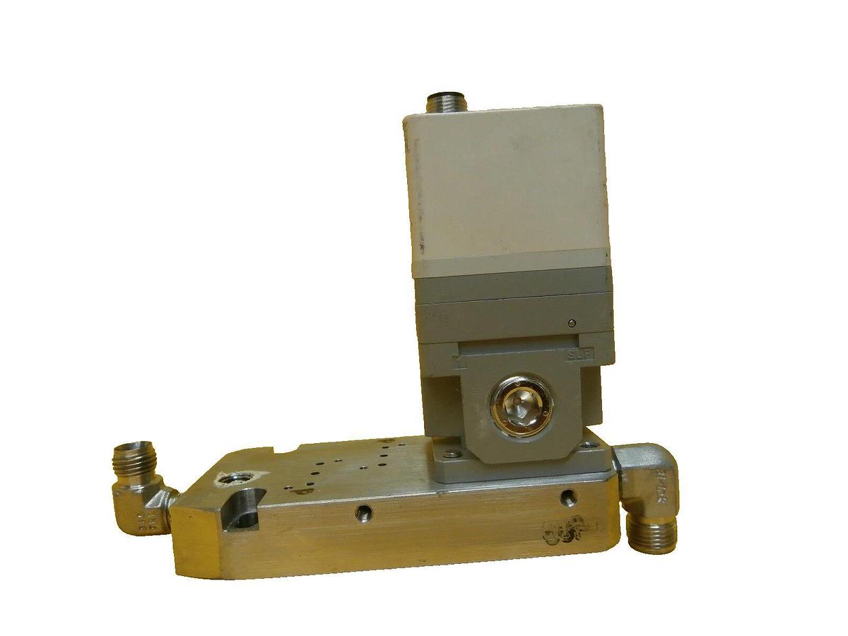 Used AMAT Applied Materials 0021-78095 Manifold w/SMC ITV2001-31N3N4-X95 Cu Working