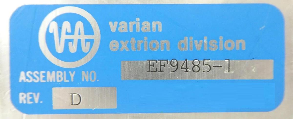 Used Varian Ion Implant Systems EF9485-1 Power Supply DF9940-001 Extrion Working