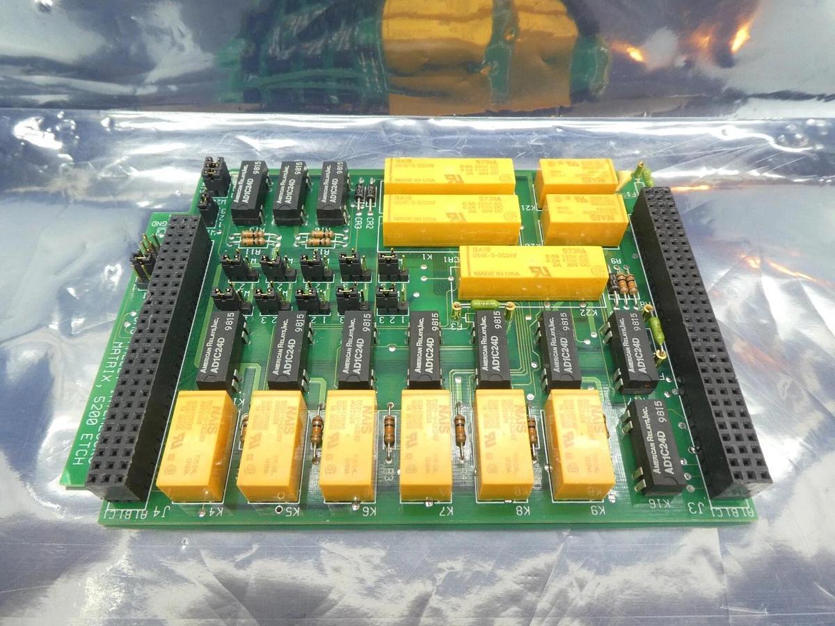 Used AMAT Applied Materials 0100-35267 Gas Pallet Interlocks Matrix PCB 5200 Working