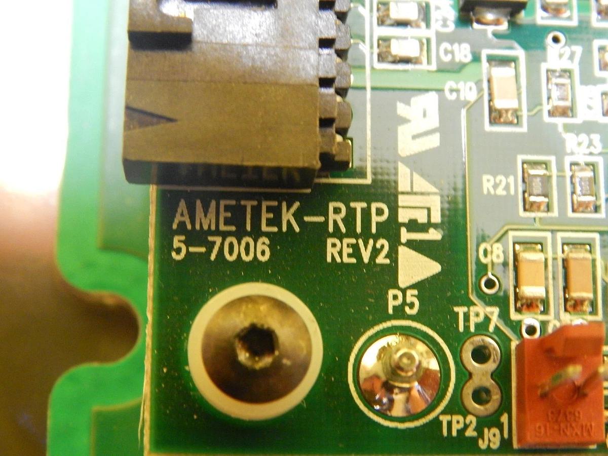Used Ametek 5-7004 AMETEK-RTP Fan Control PCB Assembly 5-7006 Used Working