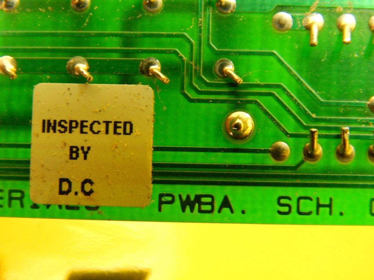 Used AMAT Applied Materials 0100-00986 SDS Gas Interlock PCB Card Working Surplus