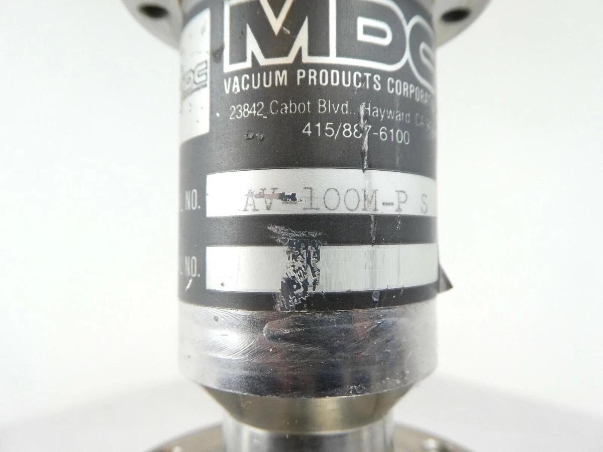 Used HVA High Vacuum Apparatus 125-0600 Gate Valve with AV-100M-P S Working Surplus