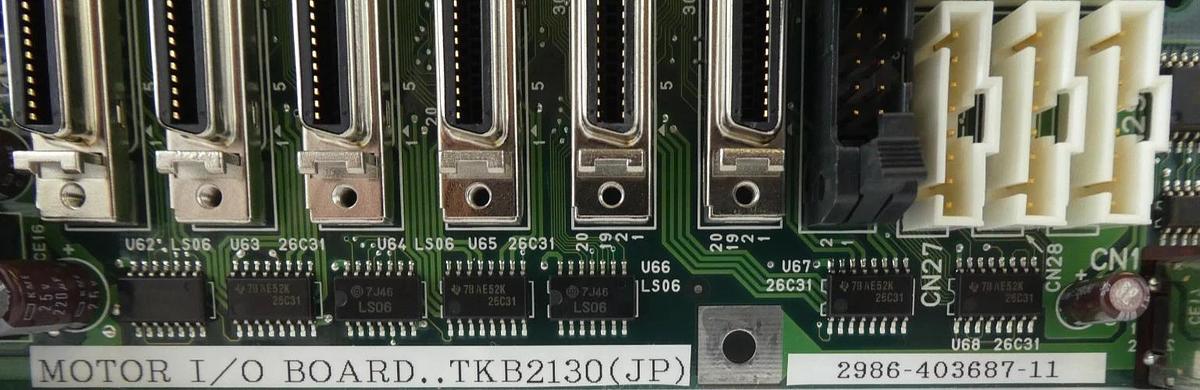 Used TEL Tokyo Electron 2986-403687-11 Motor I/O Board PCB TKB2130 (JP) Working Spare