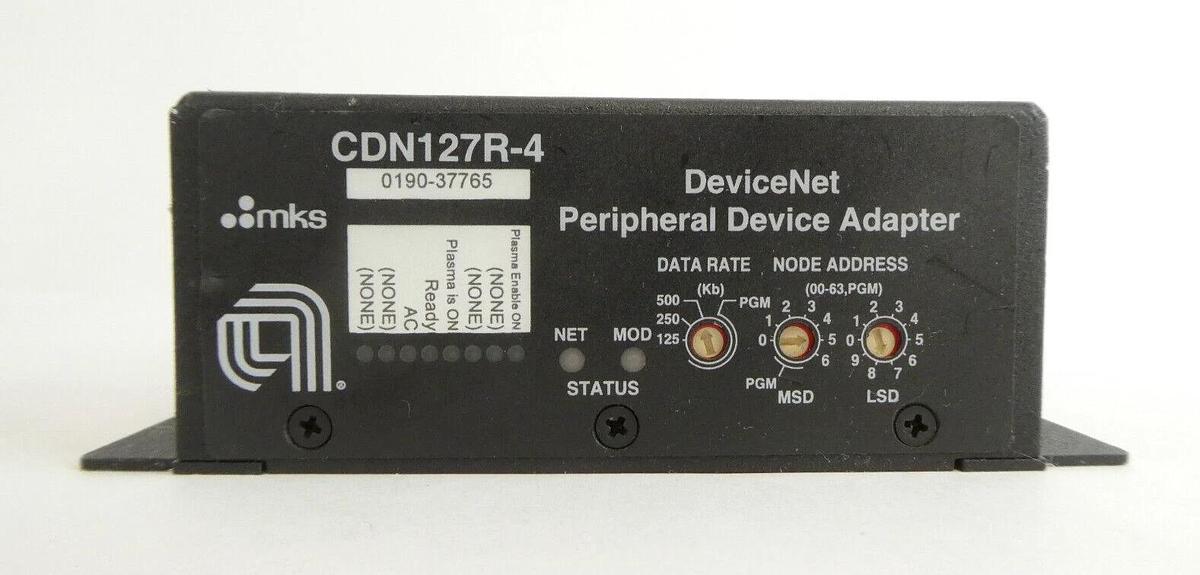 Used MKS Instruments CDN127R-4 Peripheral Adaptor AMAT 0190-37765 Lot of 2 Working