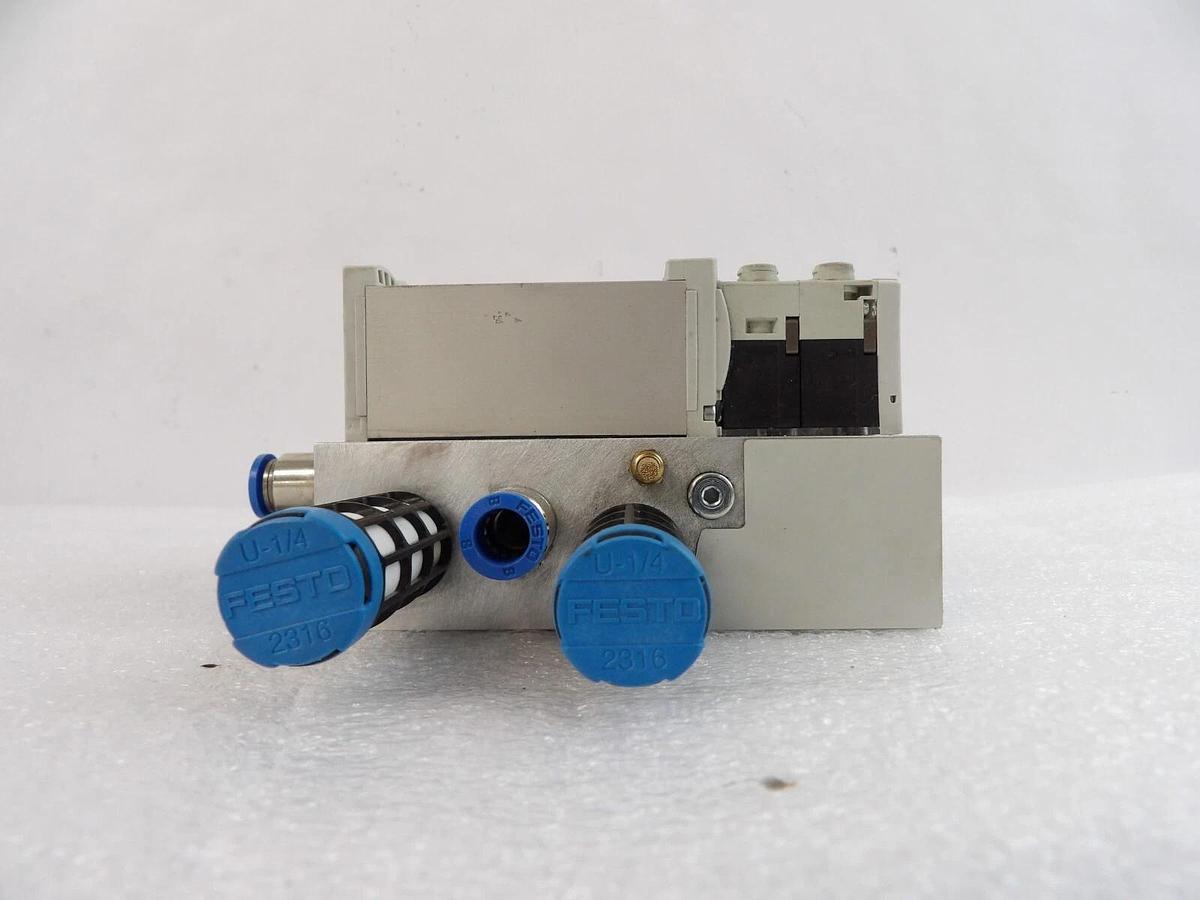 Used Festo VTUG-14-MSDR-B1T-25V20-Q8-U-Q8S-4J+TV Valve Terminal Working Surplus