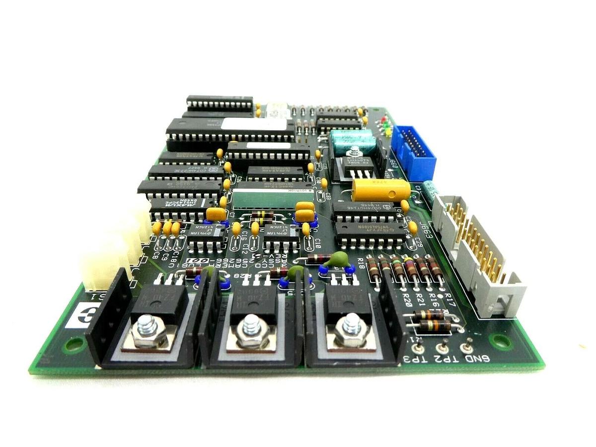 Used Electroglas 256266-001 3 CCD Camera Logic Board PCB 4085X Working Surplus