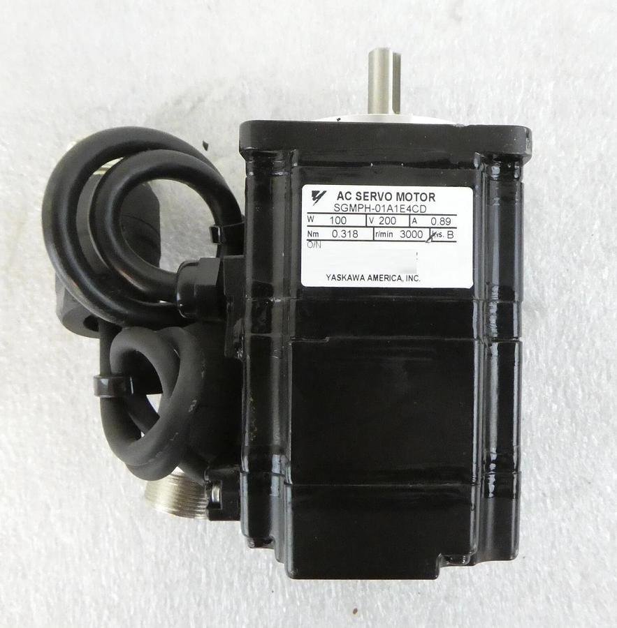 Used Yaskawa SGMPH-01A1E4CD Servo Stepping Motor Reseller Lot of 3 Working Surplus