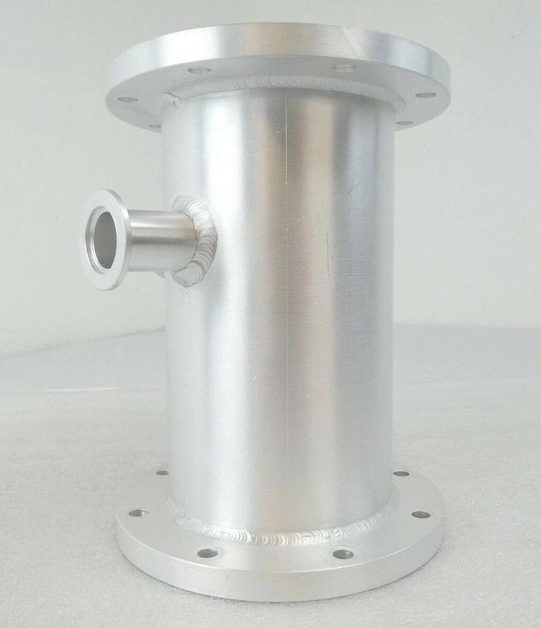 Used Novellus Systems 16-00037-02 3-Port NW16 NW25 Vacuum Nipple Cleaned Surplus