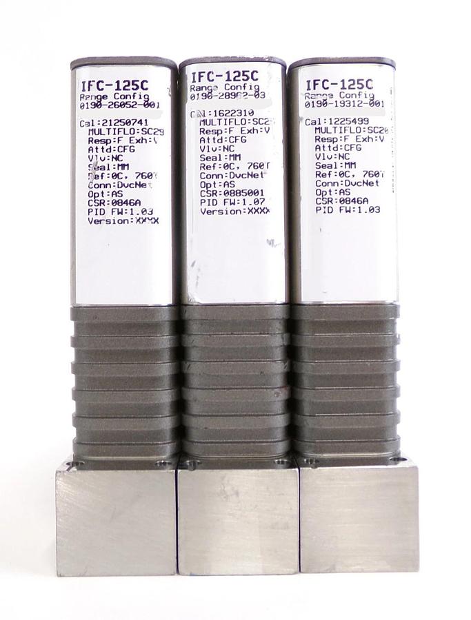 Used Celerity IFC-125C Mass Flow Controller MFC UNIT 125 Reseller Lot of 8 Working
