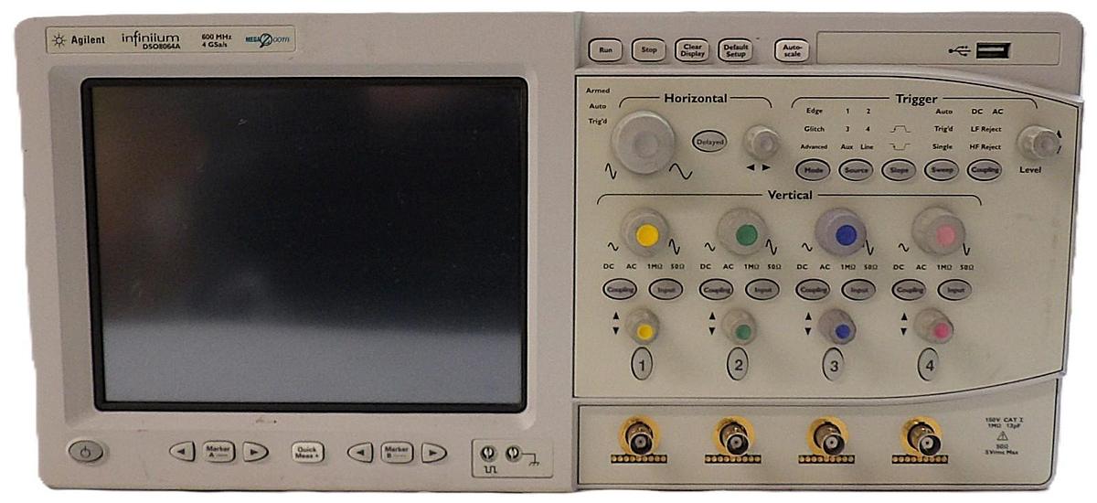 Used Agilent Technologies DSO8064A Infiniium Oscilloscope Fault Missing Parts As-Is