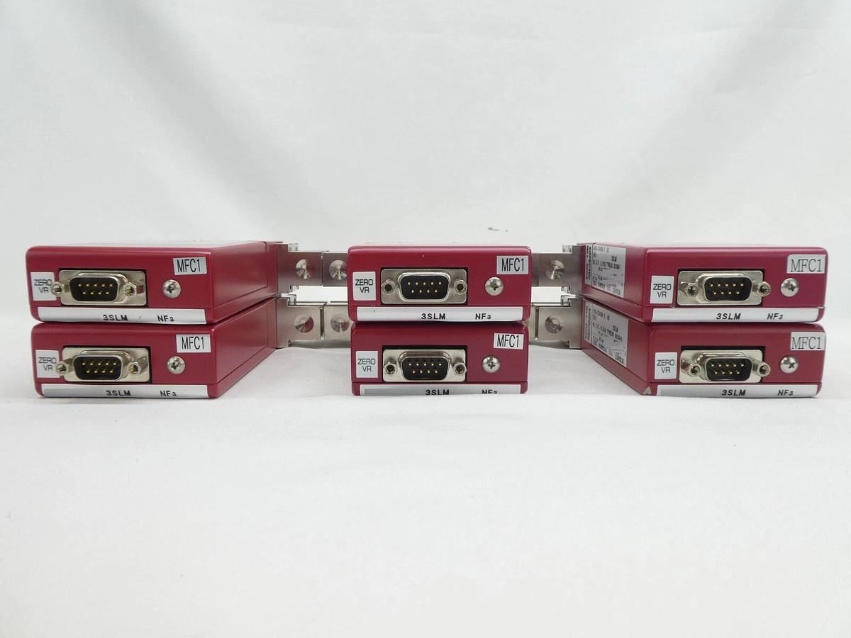 Used STEC SEC-7340M Mass Flow Controller MFC 3 SLM NF3 Reseller Lot of 6 Working