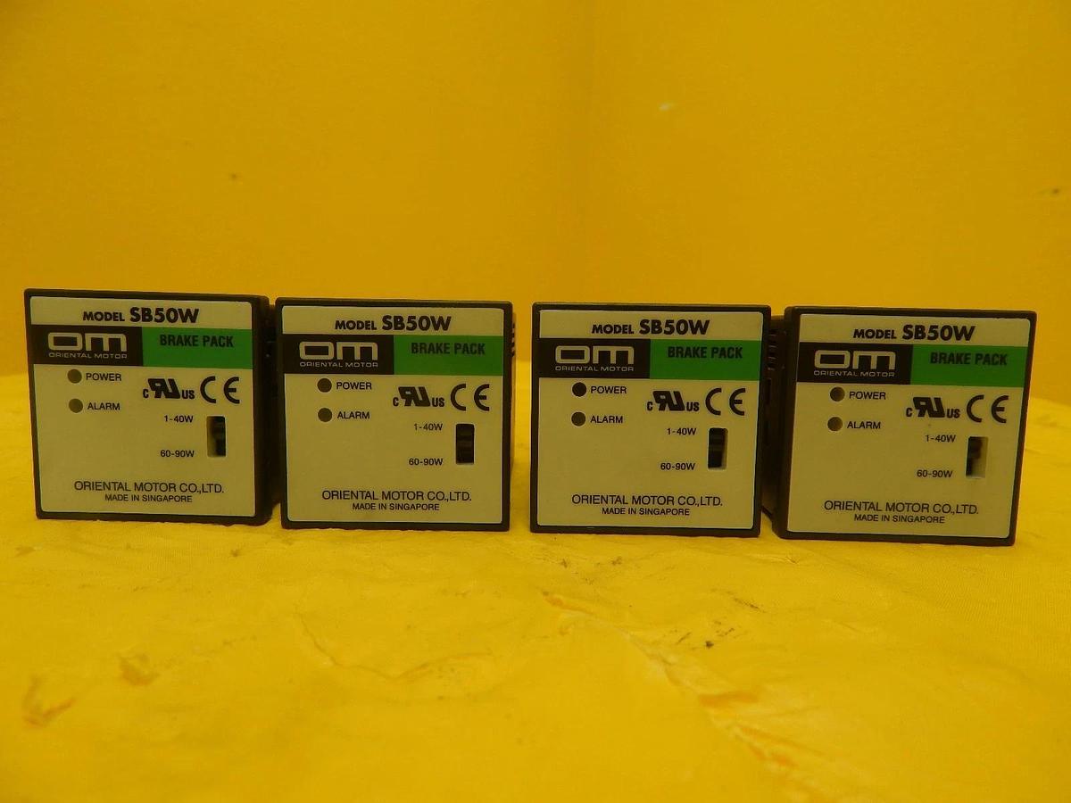 Used Oriental Motor SB50W Brake Pack Reseller Lot of 4 Used Working