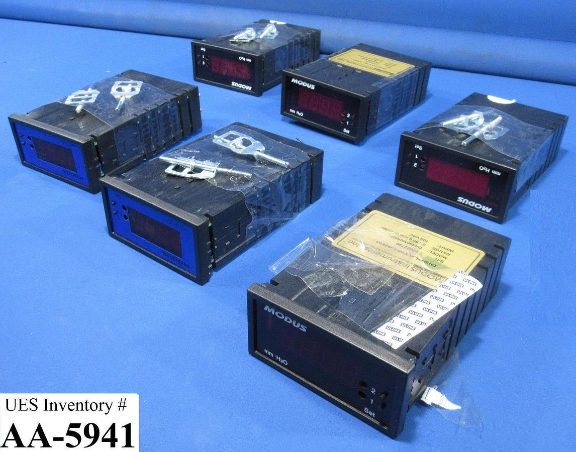 Used Modus DA406M0RRRF0 DA409M0RRRF DA408M0RRRF Display/Alarm Lot of 6 Used Working