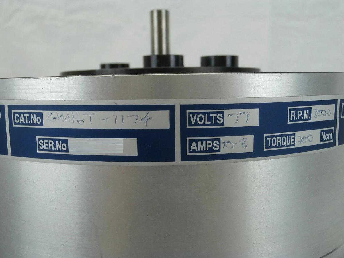 Used PML Printed Motor GM16T-1174 DC Disc Servo Motor Assembly Nordiko 9550 Used