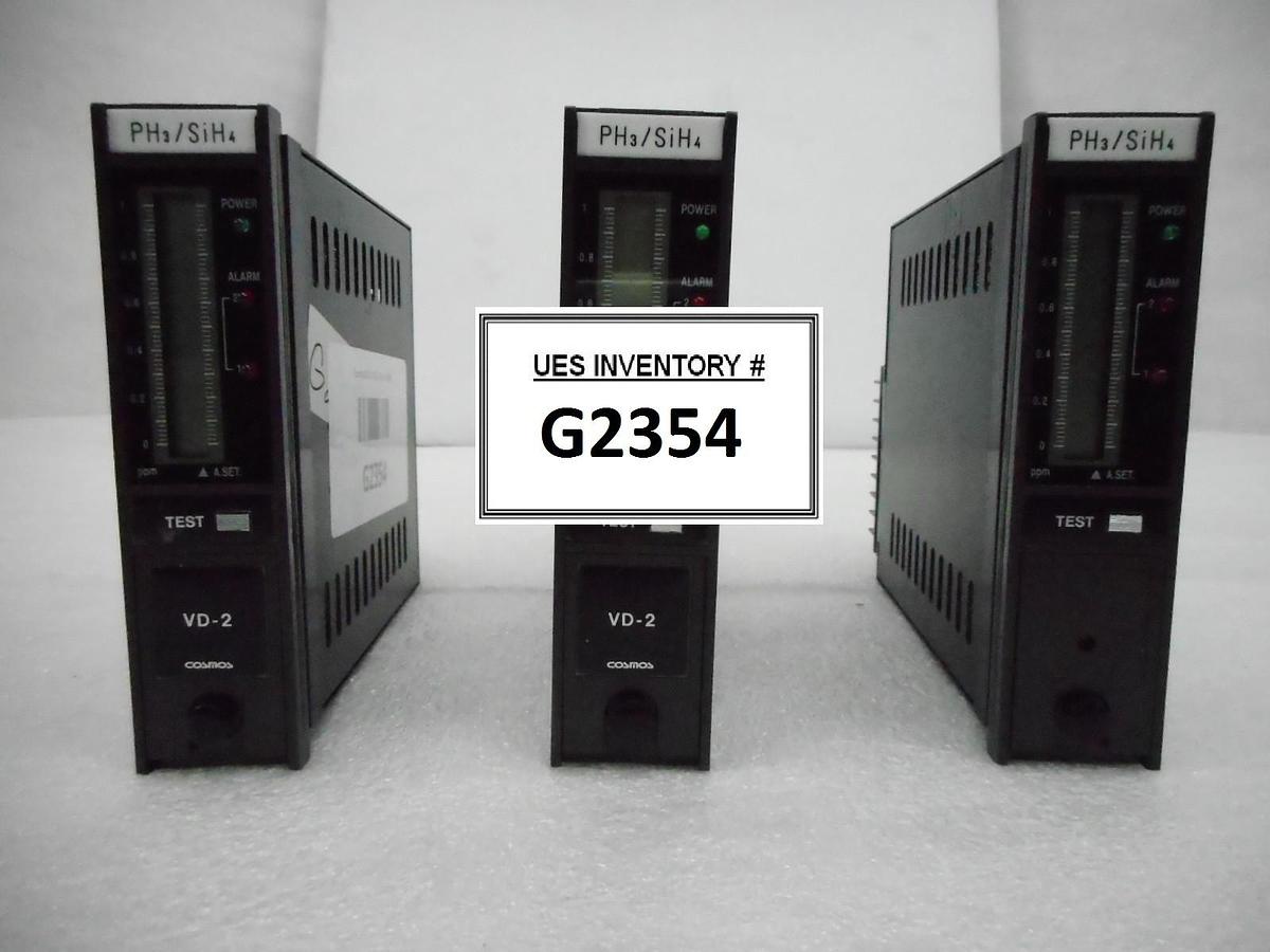 Used Cosmos VD-2 Gas Leak Indicator PH3/SiH4 Lot of 3 Used