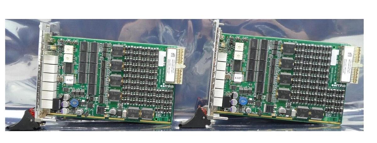 Used MKS Instruments AS01491-AB-1 PCB Card CDN491R AMAT 0190-27072 Lot of 2 Working