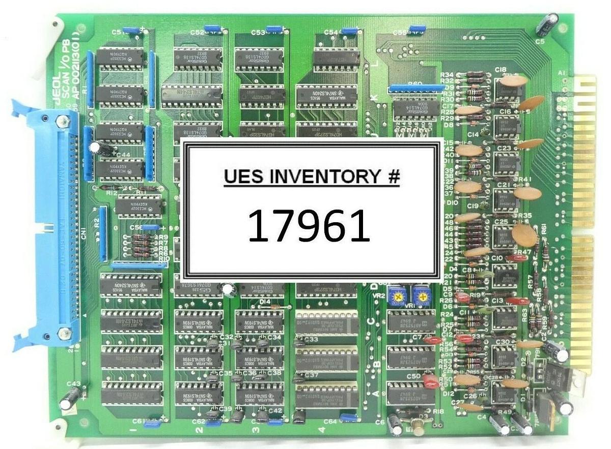 Used JEOL AP002113(01) Processor Board PCB Card SCAN I/O PB JSM-6400F Working Surplus