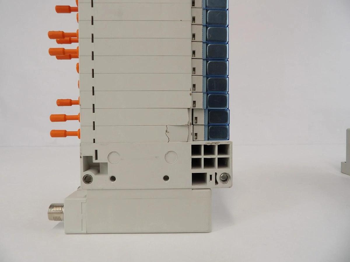 Used SMC EX260-SEC2 16-Port Pneumatic Manifold Lot of 4 Working